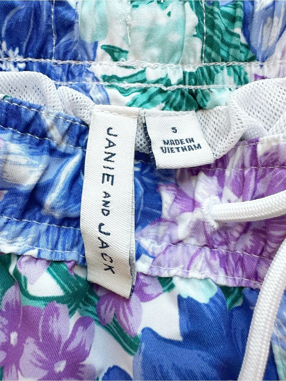 Janie and Jack | Floral Print Swim Short (5)